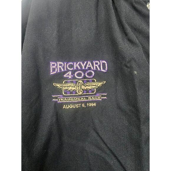 Vintage Kyle Petty Brickyard Mello Yellow Bomber Jacket 2XL - Picture 3 of 6